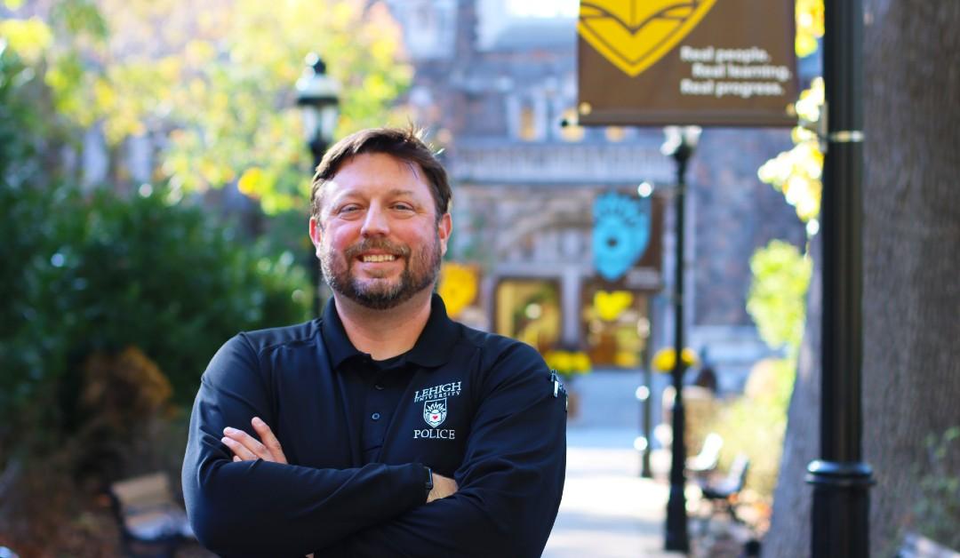 New Assistant Chief of Police for the Lehigh University Police Department, Jon Buskirk